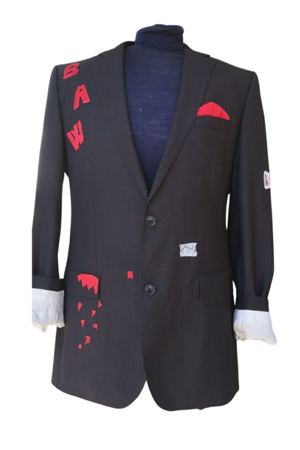 Vintage wool blazer with SAW theme