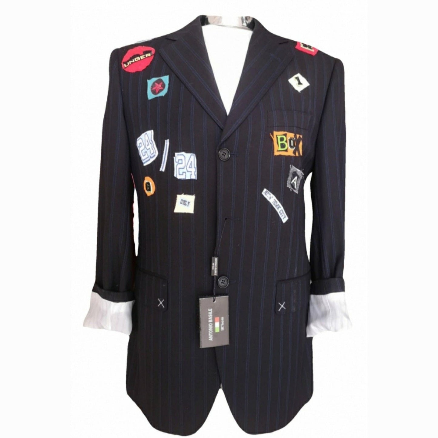 Vintage wool blazer with MUHAMMAD ALI theme