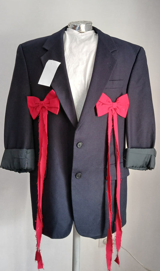 Oversized style blazer - Bow patch