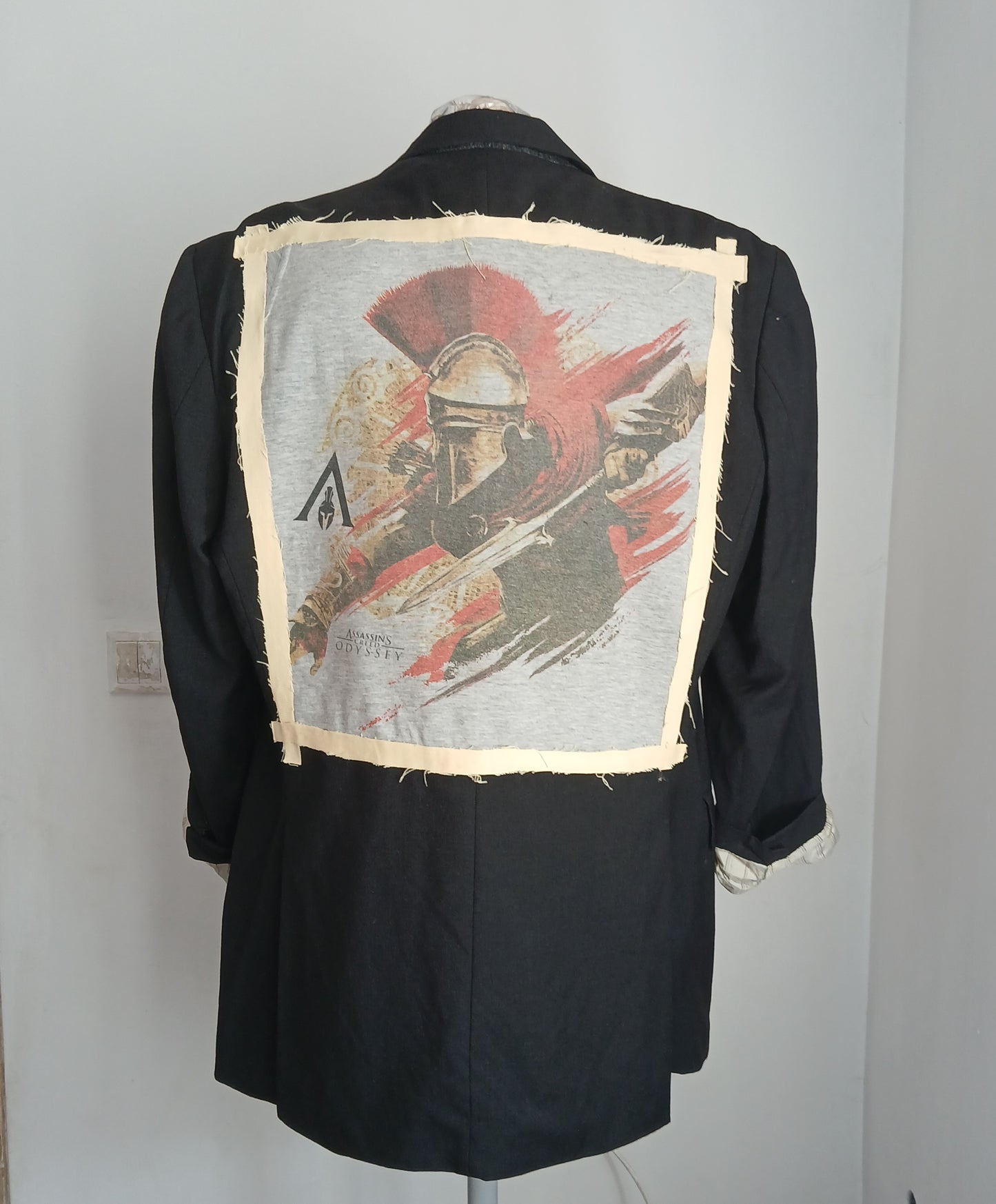 Reinterpreted patch blazer - Gladiator theme