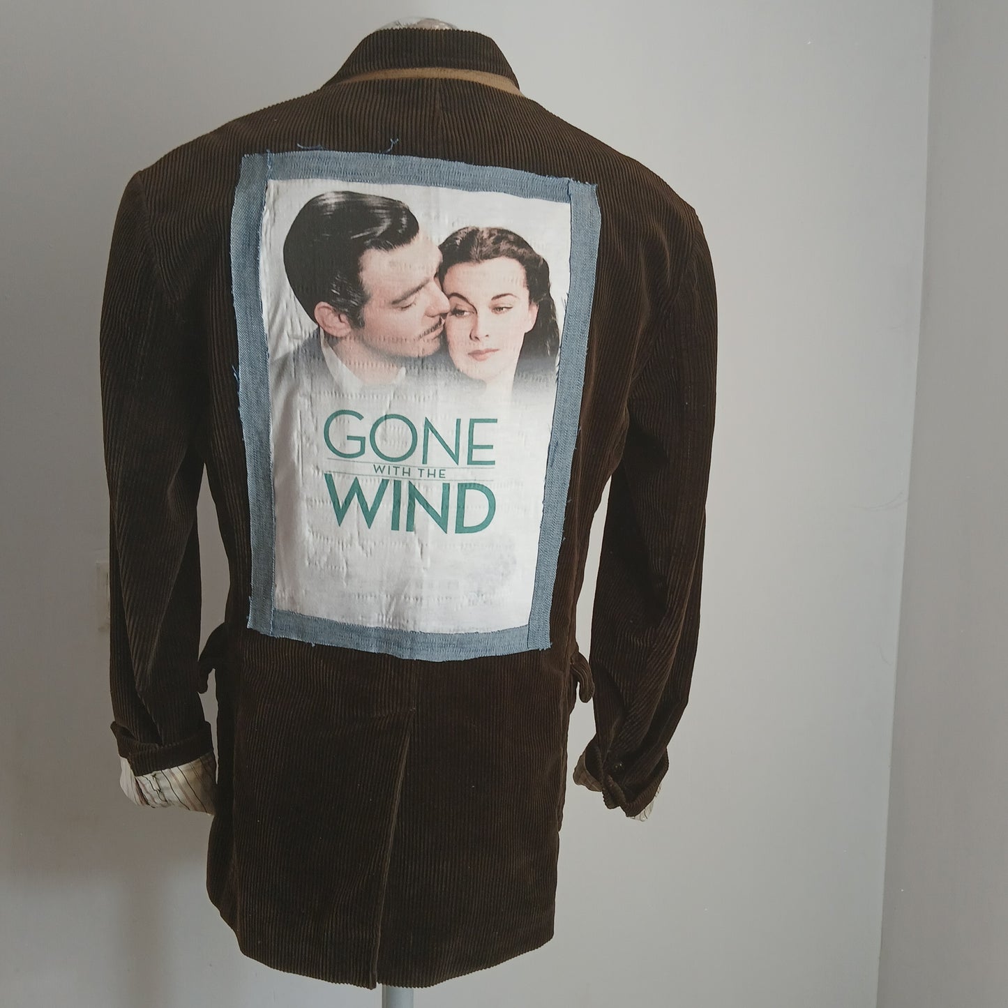 Blazer with patches - Gone with the wind tableau