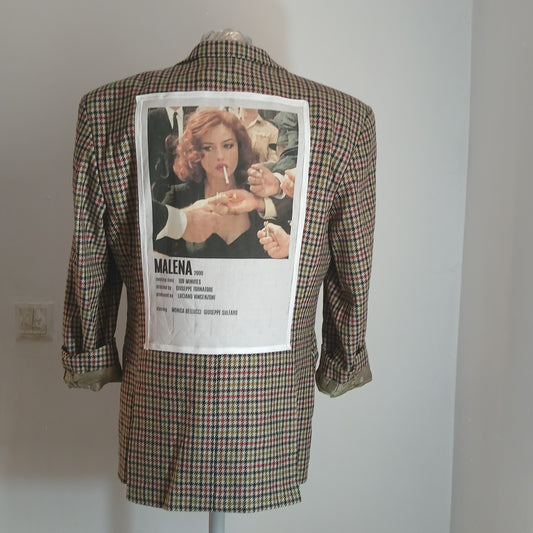 Reinterpreted blazer with patches - Malena iconic tableau