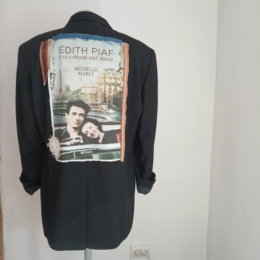 Reinvented blazer with patches - Edith Piaf iconic character