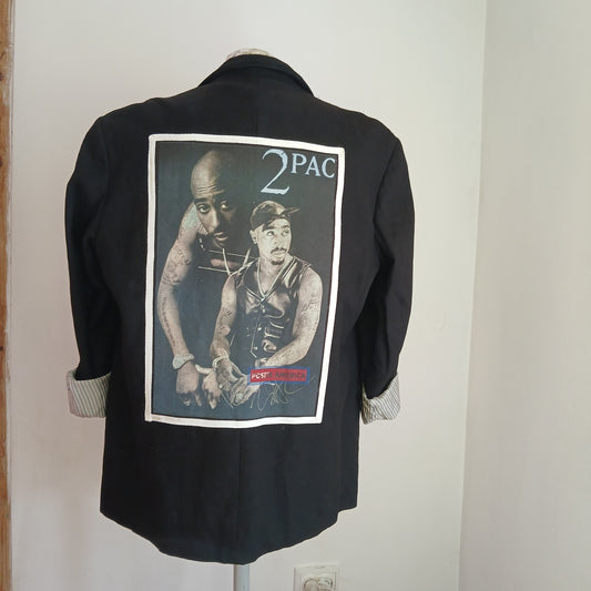 Blazer with patches - 2Pac theme patches