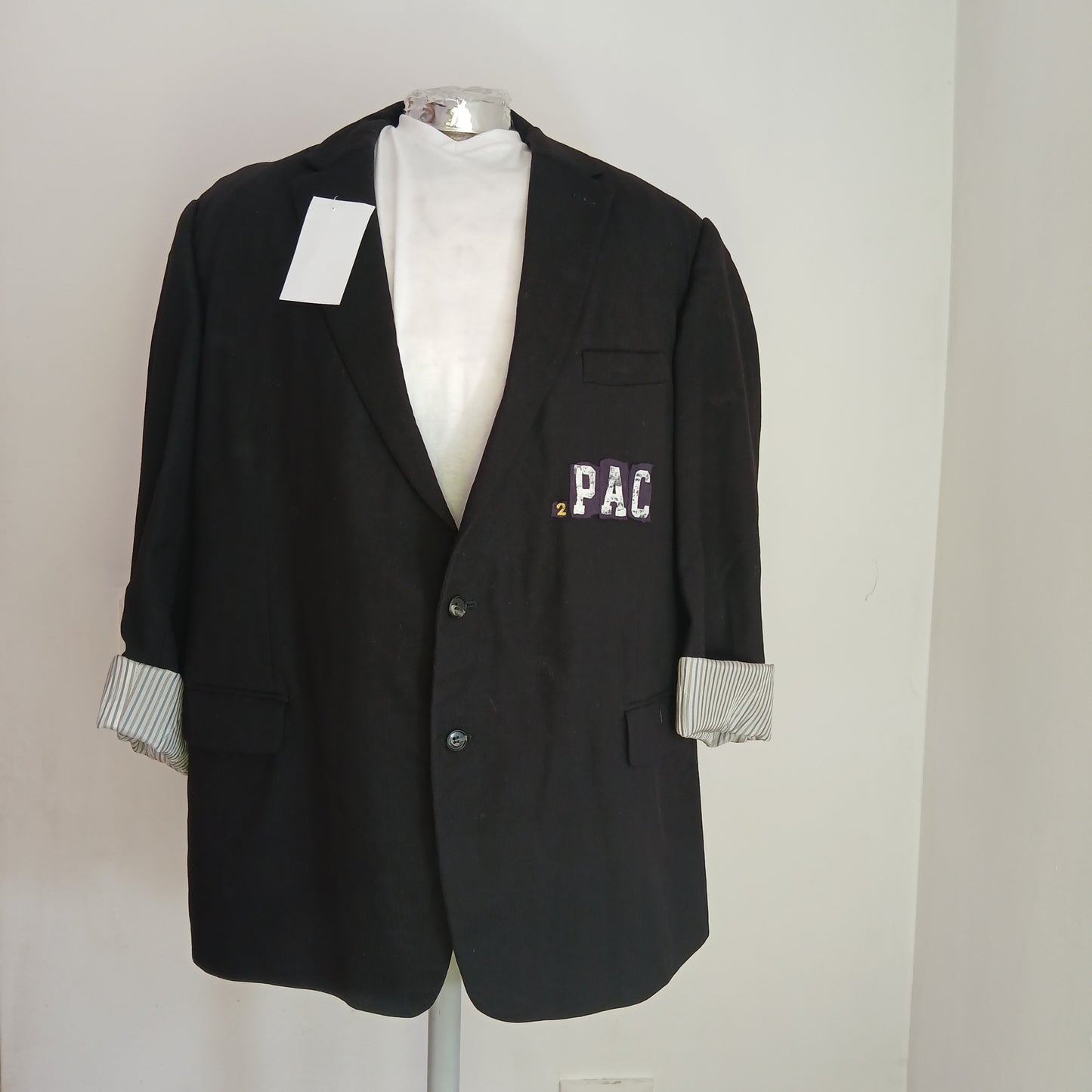 Blazer with patches - 2Pac theme patches