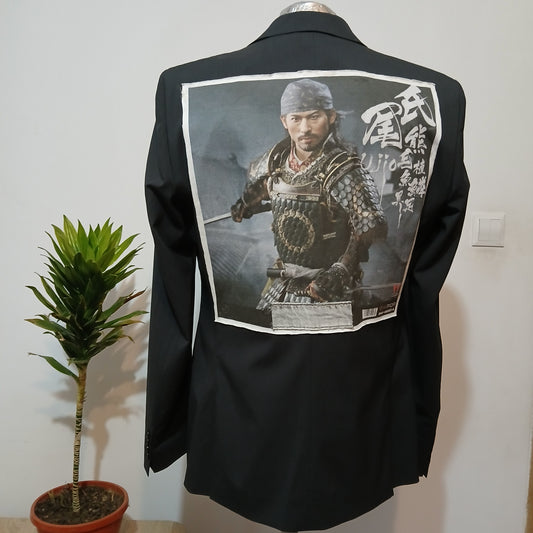 Blazer with patches  -  samurai theme