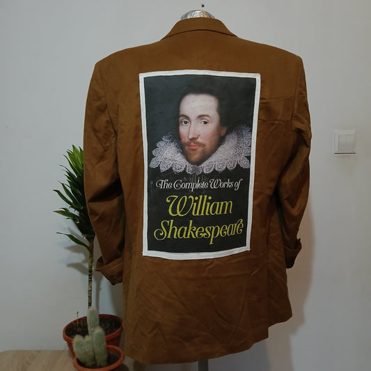 Vintage premium blazer  - William Shakespeare tableau patch