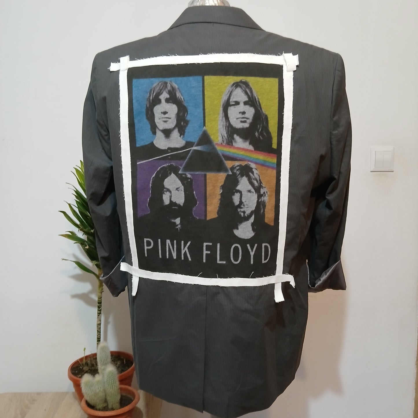 Oversize blazer - Pink Floyd tableau patch