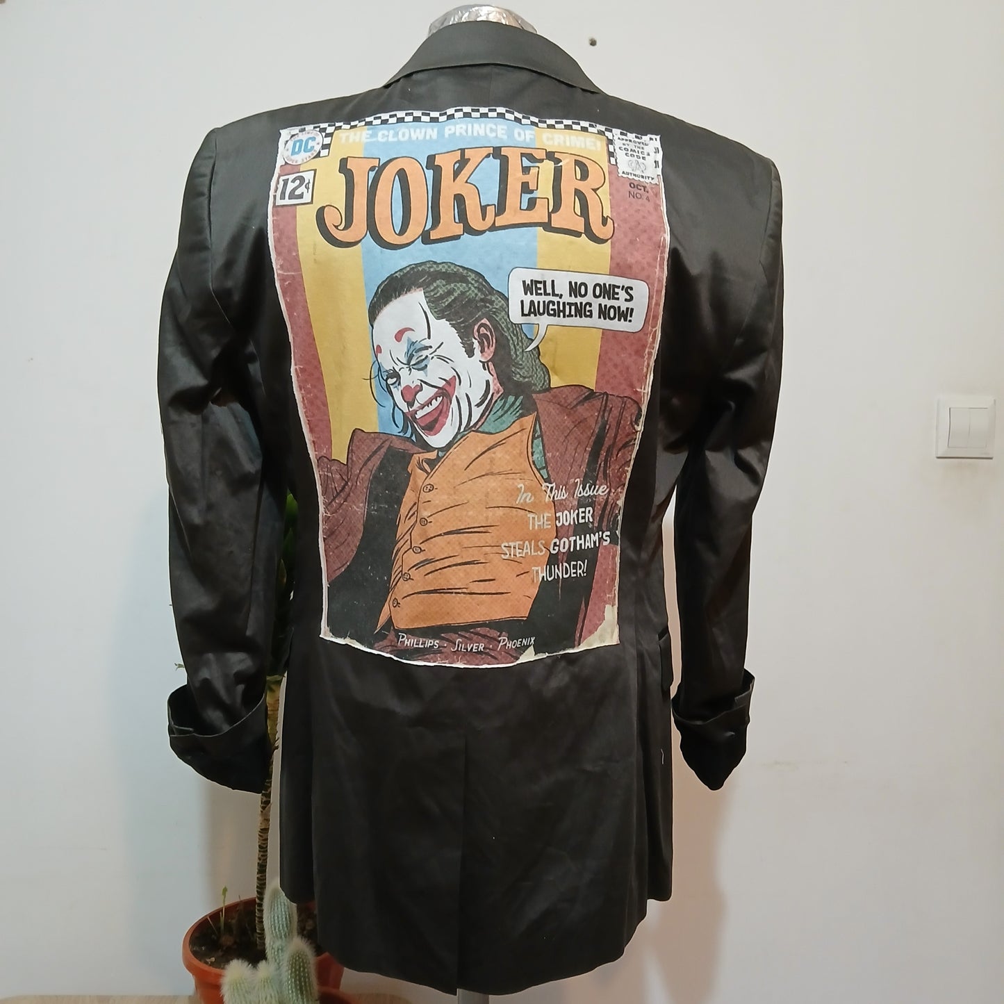 Oversize jacket  - Joker tableau patch