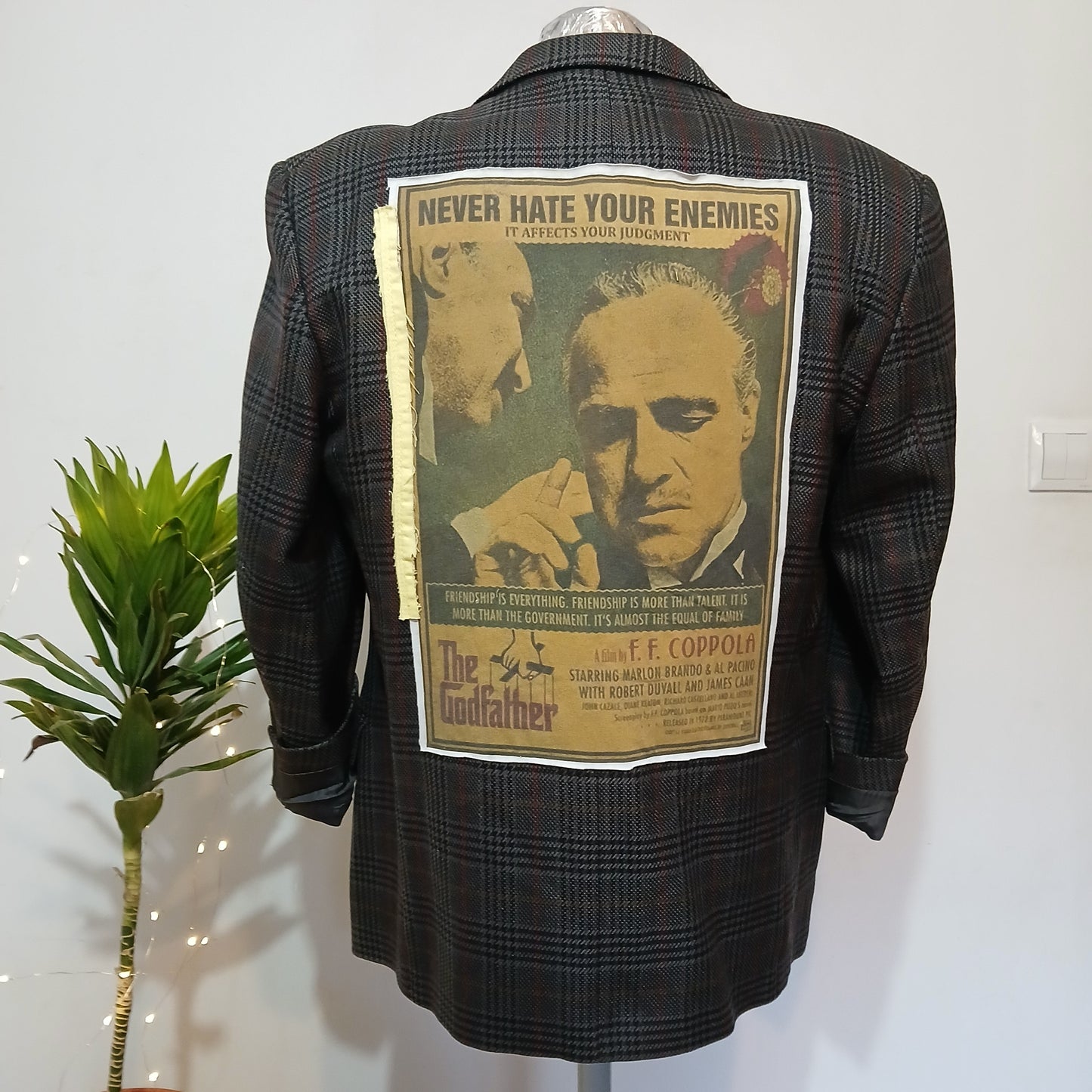 Blazer with patches  -  The Godfather theme