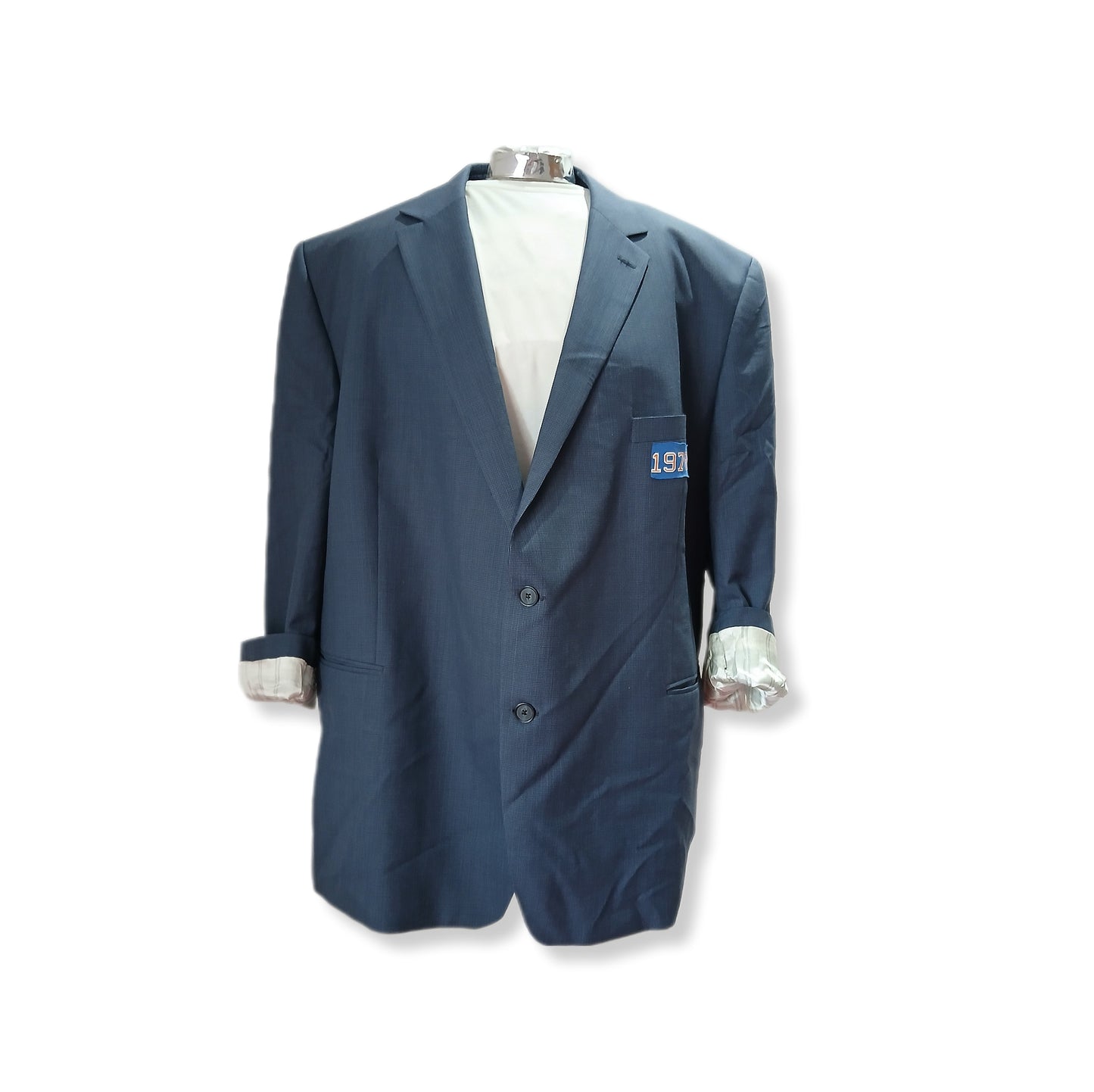 Vintage blue blazer with SAN FRAN CITY theme