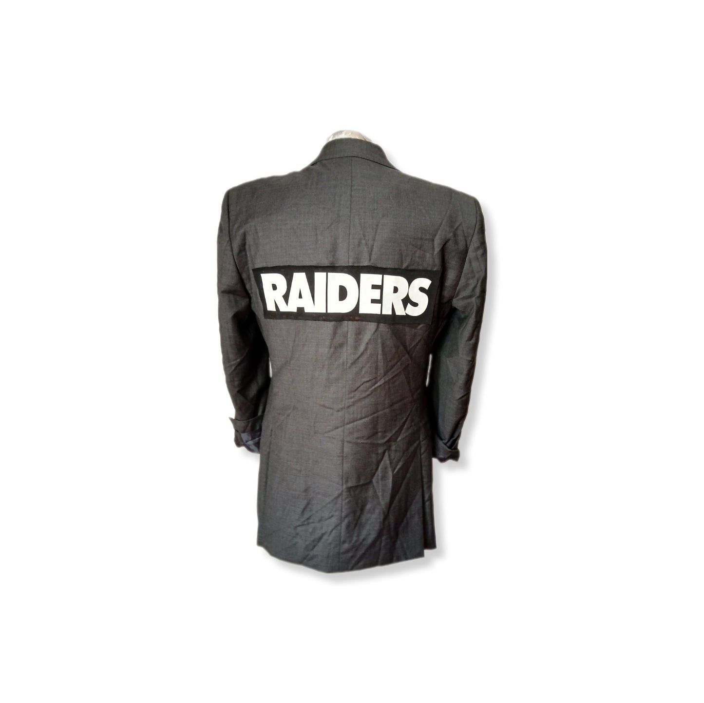 Single breastead blazer with RAIDERS theme