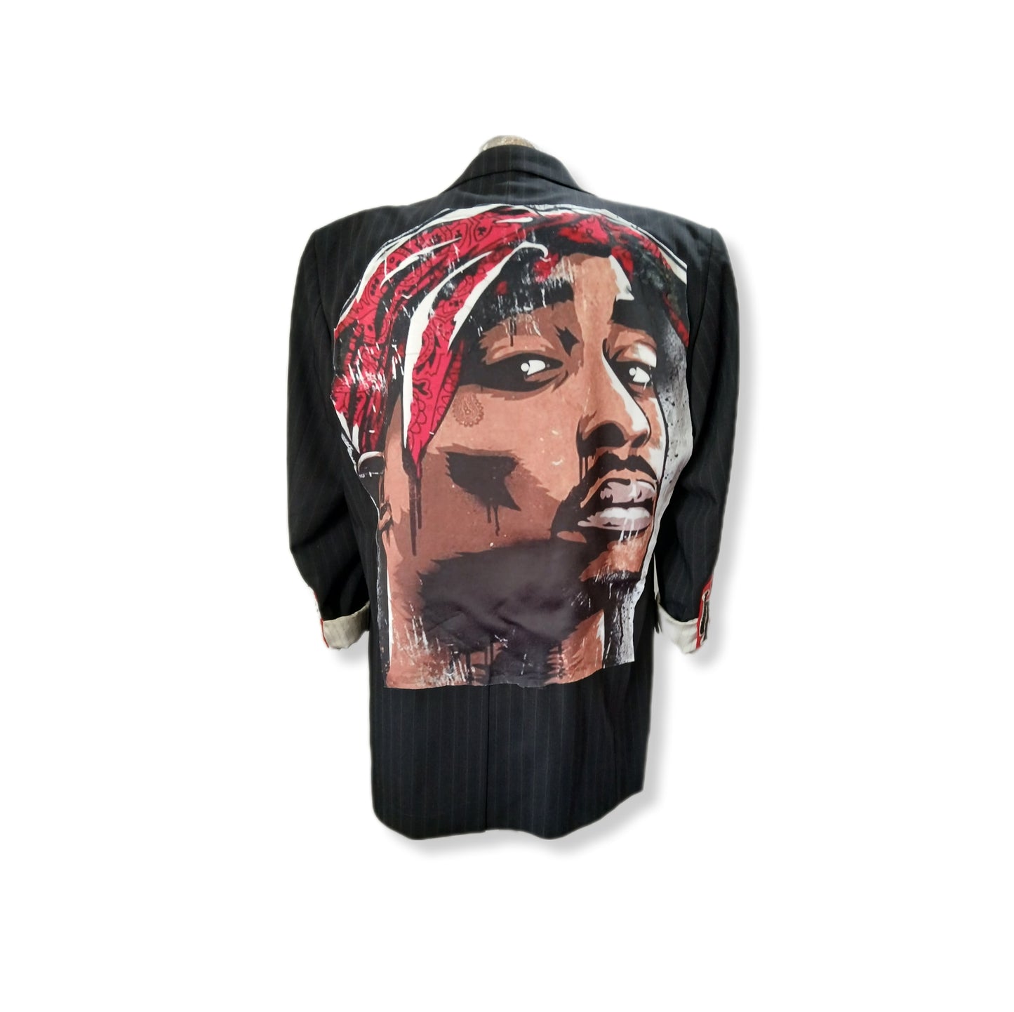 Vintage blazer with 2PAC theme