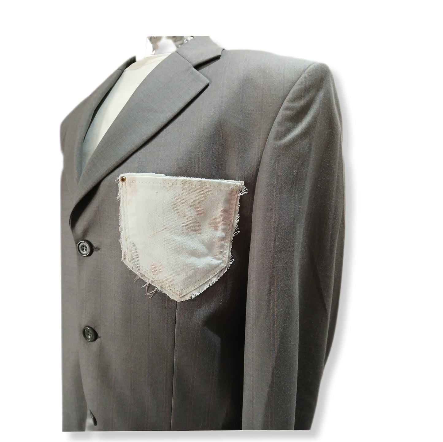 Pre - owned blazer with BROOKLYN theme