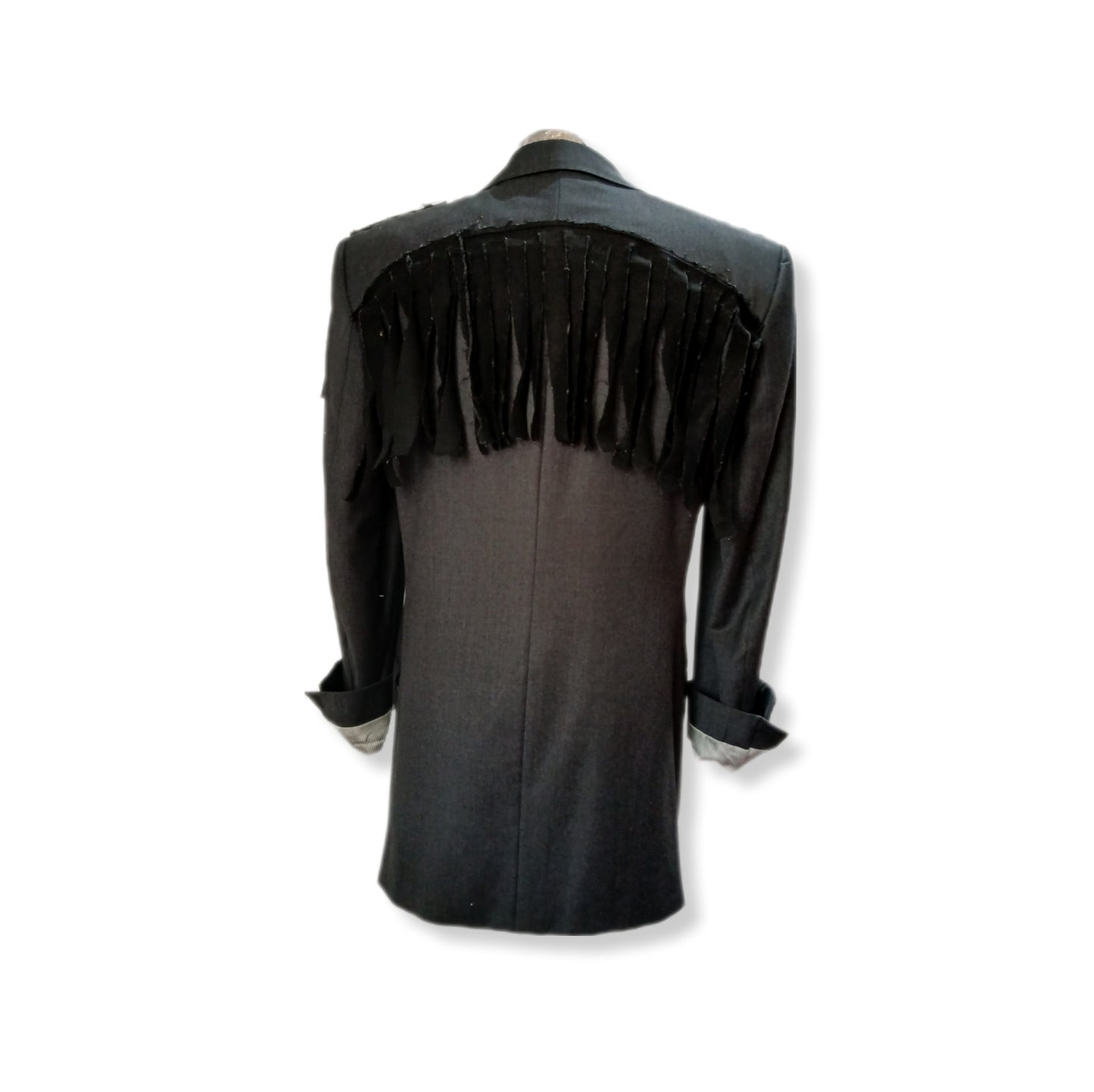 Single breasted blazer with FRINGE theme