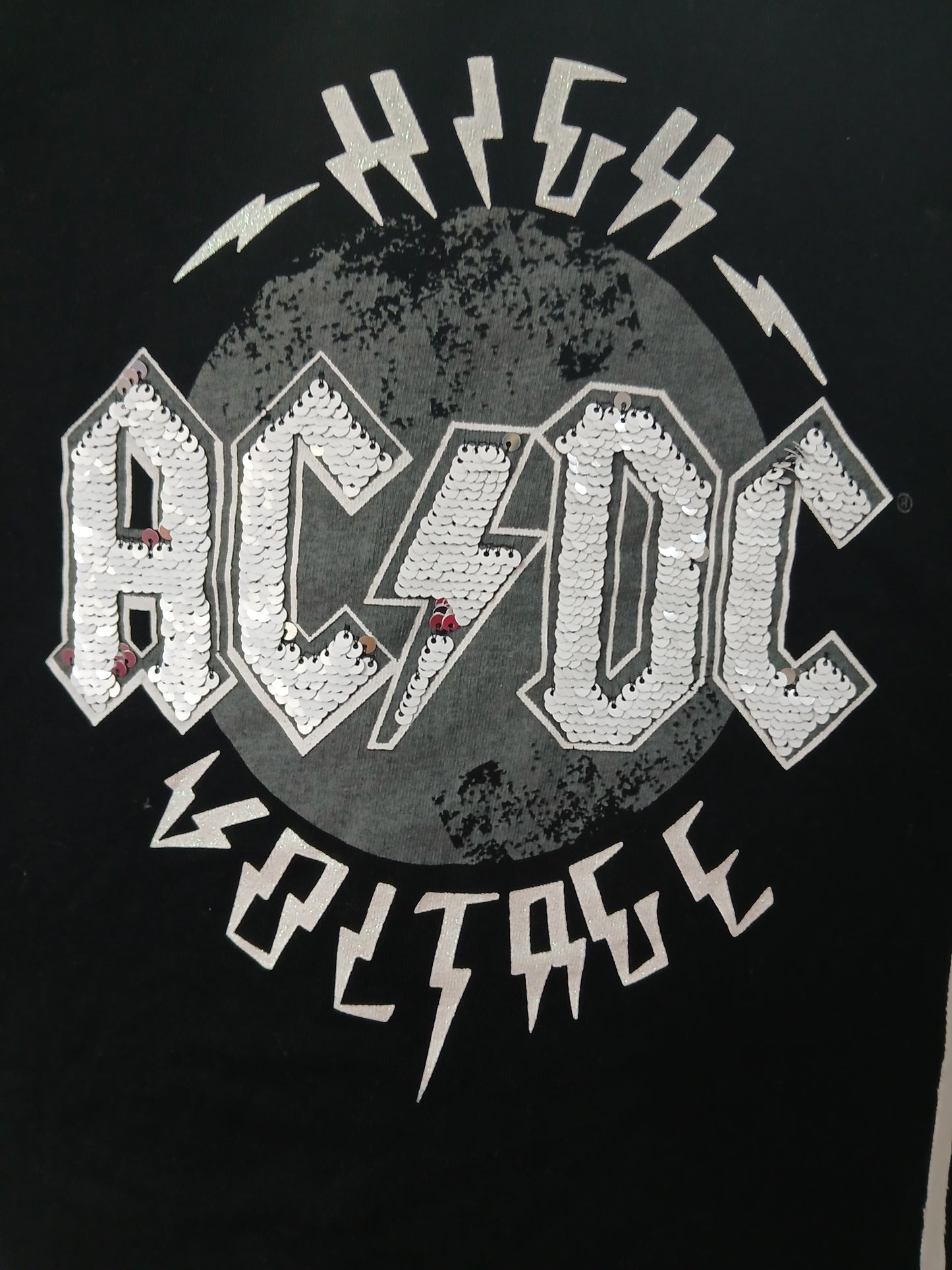 Single breasted blazer with AC / DC theme