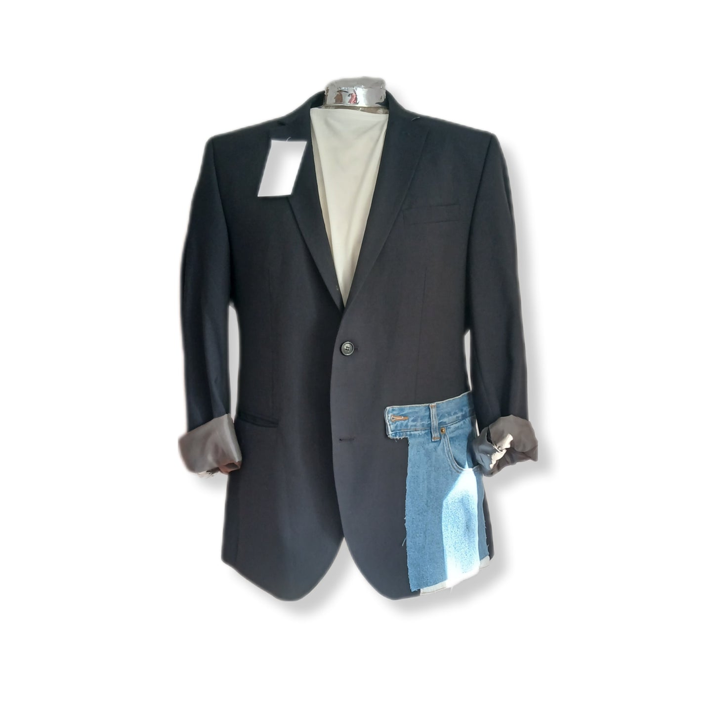 Jeans patches and POCKET suit jacket