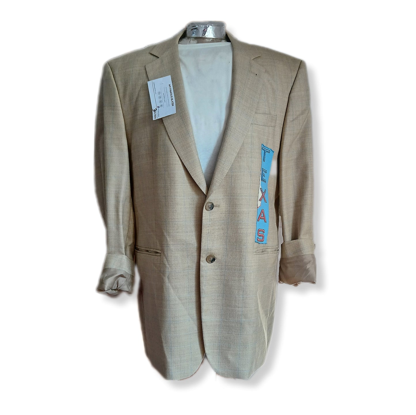 Blazer with fringe patches and COWBOY theme