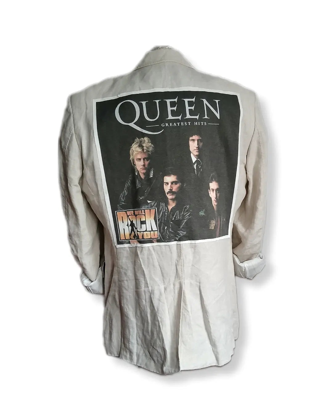 QUEEN iconic theme on oversized style jacket