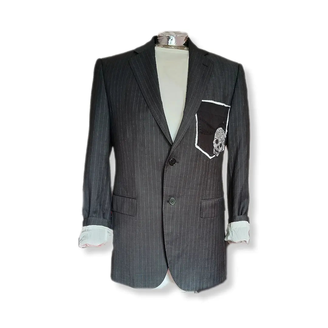 METALLICA theme on slim suit jacket