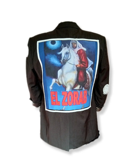 EL ZORAB on oversized single breasted jacket