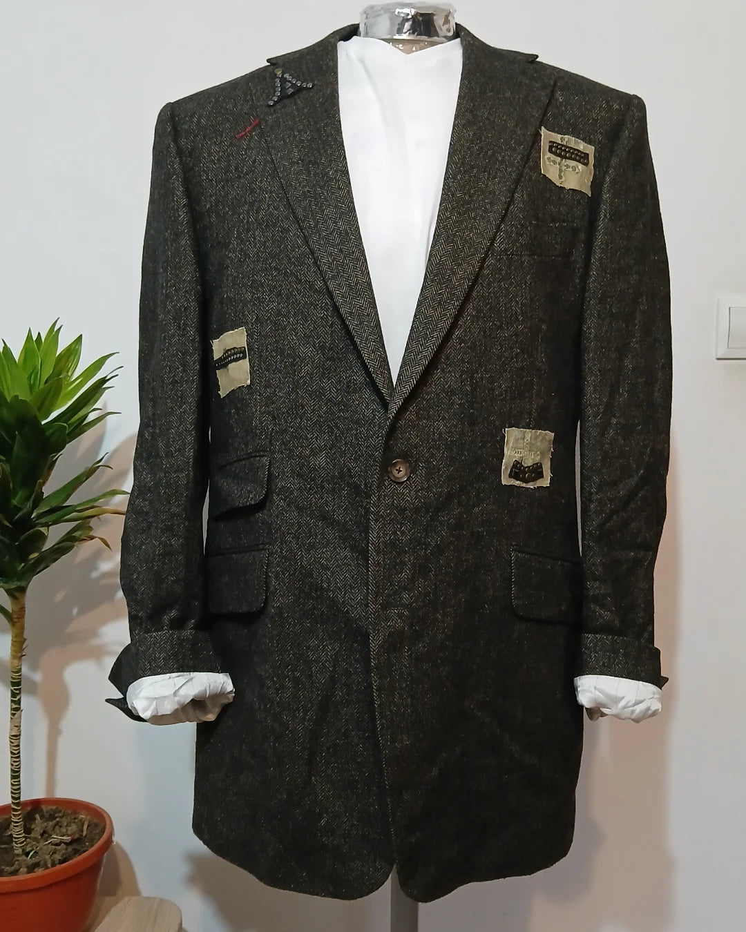 Oversized style blazer - renascentiste theme patch