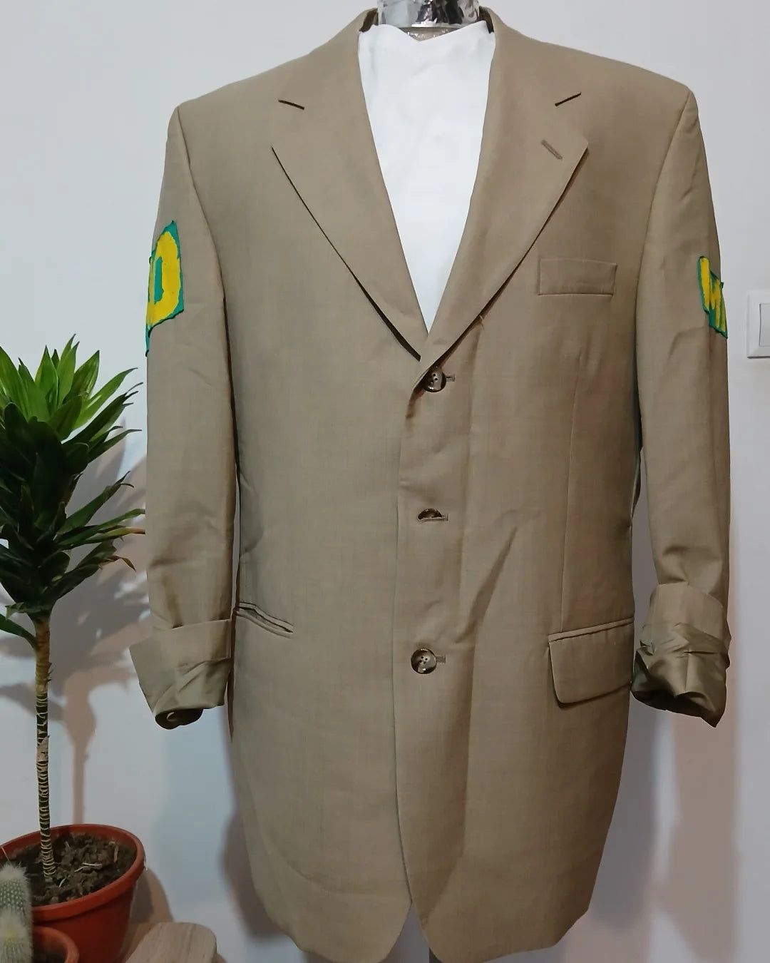 Oversize blazer  -  Maradona theme patch