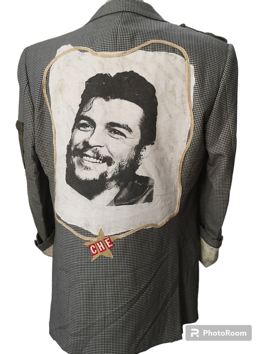 Vintage wool blazer with CHE GUEVARA theme