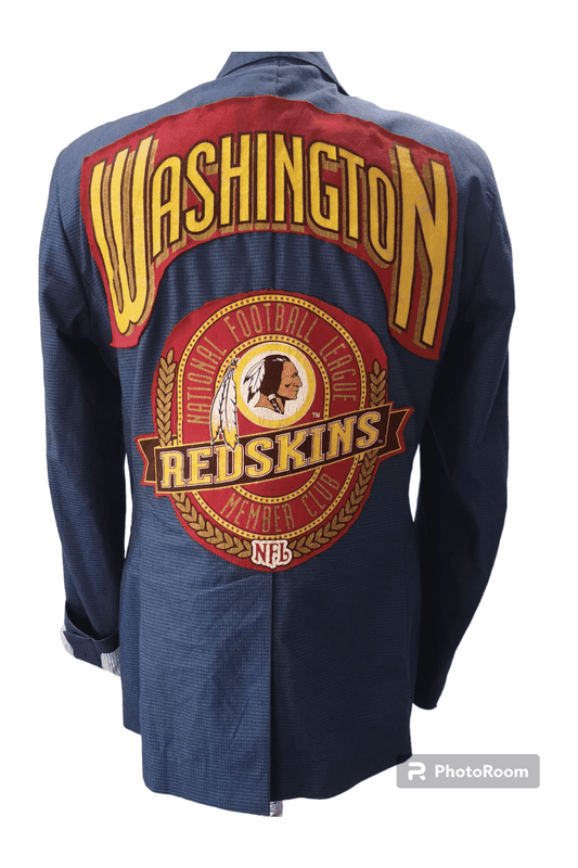 Vintage wool blazer with REDSKINS theme